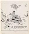 FONTAINE FOX. Two cartoons.